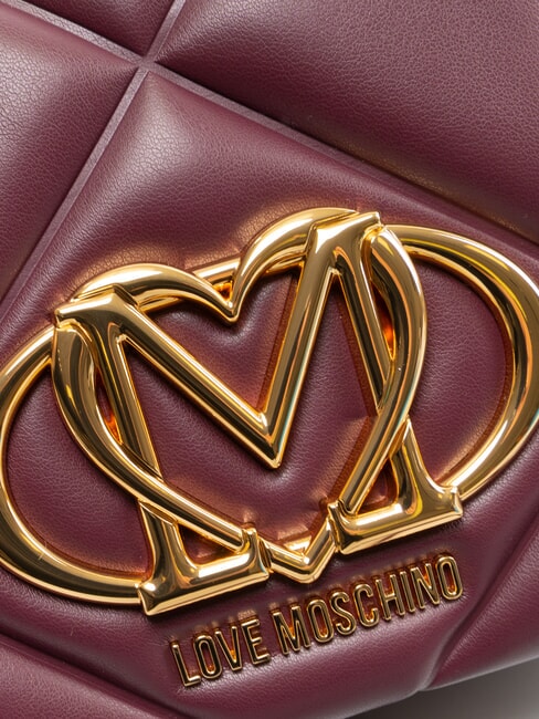 EMBOSSED Bolso de hombro / bolso cruzado vino - Bolsos Mujer