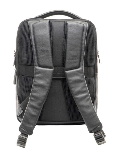 AKRON Mochila de cuero negro - Mochilas para port&aacute;til