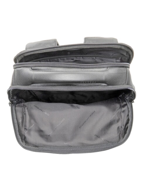 AKRON Mochila de cuero negro - Mochilas para port&aacute;til