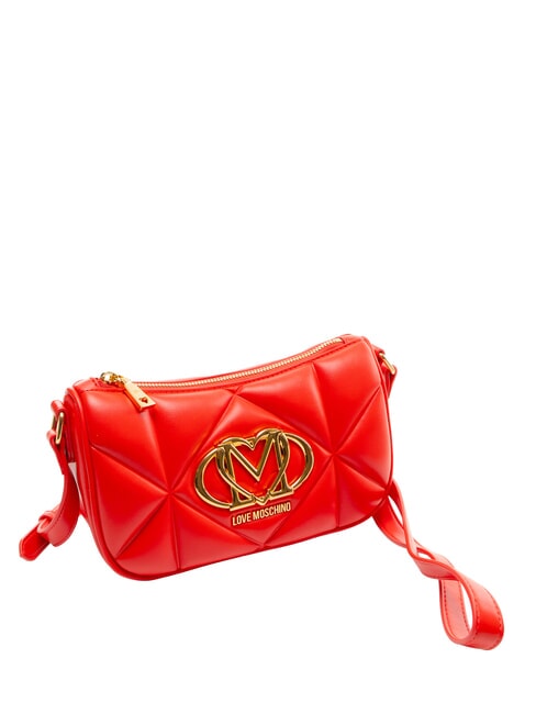 EMBOSSED Bolso de hombro, doble portabilidad ROJO - Bolsos Mujer
