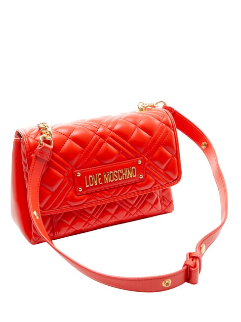 QUILTED Bolso de hombro ROJO - Bolsos Mujer