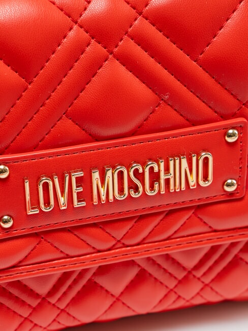 QUILTED Bolso de hombro ROJO - Bolsos Mujer