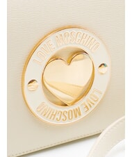 LOVE MOSCHINO CUPID Mini bolso de hombro Marfil - Bolsos Mujer - 3