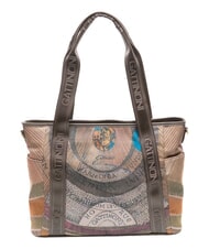 GATTINONI PLANETARIUM Bolso de hombro acuarela salvaje/ topo oscuro - Bolsos Mujer - 4