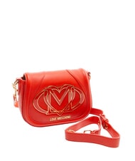 LOVE MOSCHINO LOGO  Mini bolso de hombro ROJO - Bolsos Mujer - 2