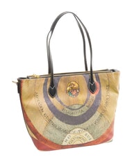 GATTINONI PLANETARIUM Bolsa de la compra acuarela salvaje/ topo oscuro - Bolsos Mujer - 2