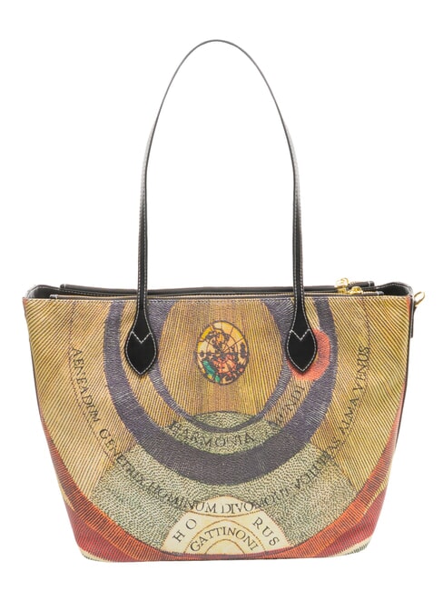 PLANETARIUM Bolsa de la compra acuarela salvaje/ topo oscuro - Bolsos Mujer