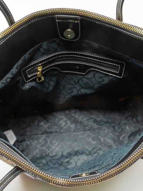 PLANETARIUM Bolsa de la compra acuarela salvaje/ topo oscuro - Bolsos Mujer