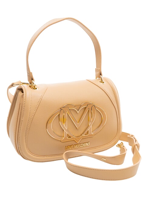 LOGO Bolso de hombro con correa para el hombro. beige - Bolsos Mujer