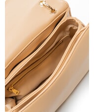 LOVE MOSCHINO LOGO Bolso de hombro con correa para el hombro. beige - Bolsos Mujer - 5