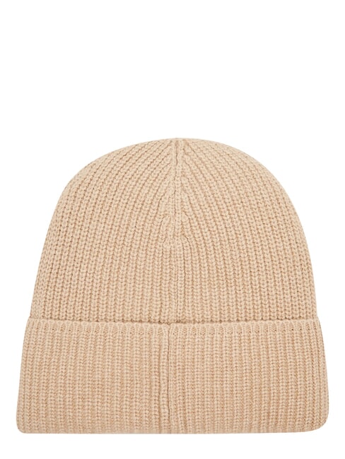 ESSENTIAL PATCH gorro de mezcla de lana beige - Sombreros