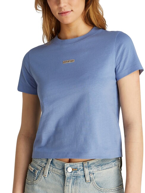 PLACED INSTITUTIONAL Camiseta de manga corta azul - camiseta