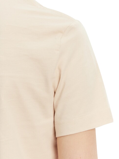 APPLIQUE REGULAR Camiseta de manga corta beige - camiseta