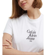 CALVIN KLEIN FONT GRAPHIC REGULAR Camiseta de manga corta blanco - camiseta - 3