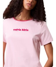 CALVIN KLEIN SS RETRO LOGO GRAPHI Camiseta de manga corta rosa - camiseta - 5