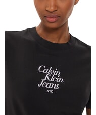 CALVIN KLEIN FONT GRAPHIC REGULAR Camiseta de manga corta negro - camiseta - 4