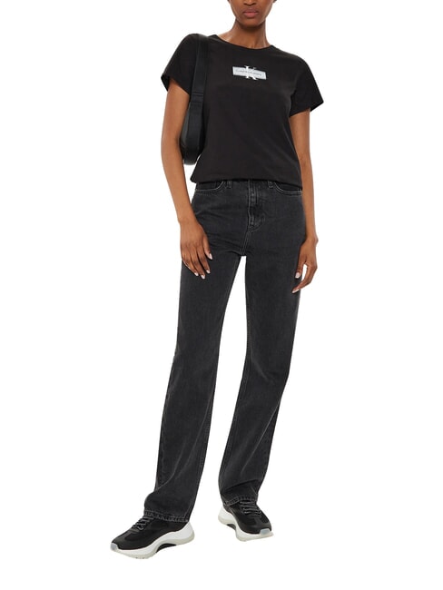 FADED MONOLOGO SLIM Camiseta de manga corta negro - camiseta