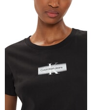 CALVIN KLEIN FADED MONOLOGO SLIM Camiseta de manga corta negro - camiseta - 4