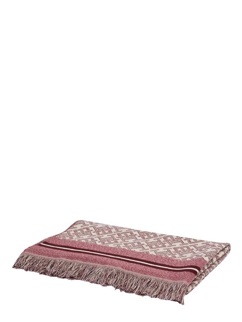 MONOPLAY JACQUARD Bufanda de lana rojo - Bufandas