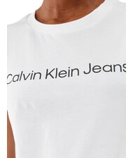 CALVIN KLEIN CORE INSTIT LOGO Camiseta de manga corta blanco - camiseta - 4