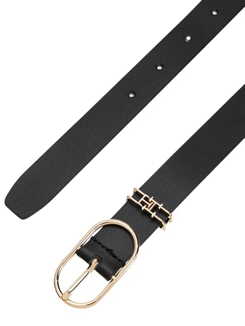 FEMININE Cintur&oacute;n de cuero negro - Cinturones