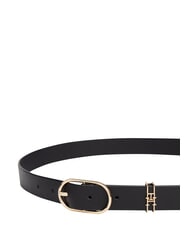 TOMMY HILFIGER FEMININE Cintur&oacute;n de cuero negro - Cinturones - 2