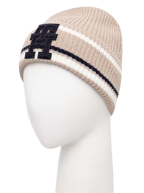 MONOGRAM Gorro de mezcla de lana y cachemir beige - Sombreros