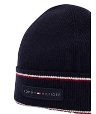 TOMMY HILFIGER CORP LAMBS Gorro de lana azul - Sombreros - 3
