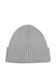 TOMMY HILFIGER MONOTYPE BEANIE Gorro de algod&oacute;n y lana gris - Sombreros - 2