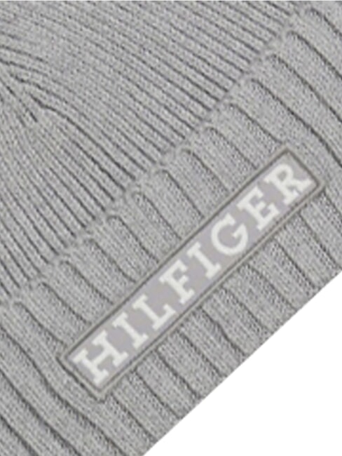MONOTYPE BEANIE Gorro de algod&oacute;n y lana gris - Sombreros