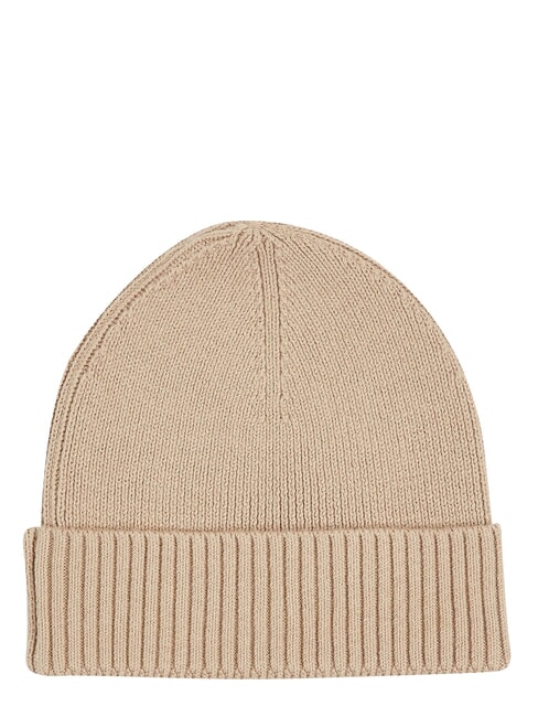 TH FLAG Gorro de algod&oacute;n con pu&ntilde;o beige - Sombreros