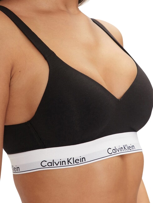 CK Sujetador ligeramente acolchado negro - Ropa interior femenina