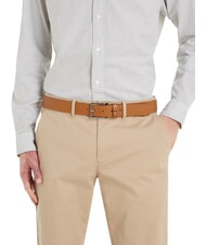 TOMMY HILFIGER OLIVER Cintur&oacute;n de cuero co&ntilde;ac - Cinturones - 2