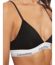 CALVIN KLEIN CK Sujetador bralette de algod&oacute;n el&aacute;stico negro - Ropa interior femenina - 3