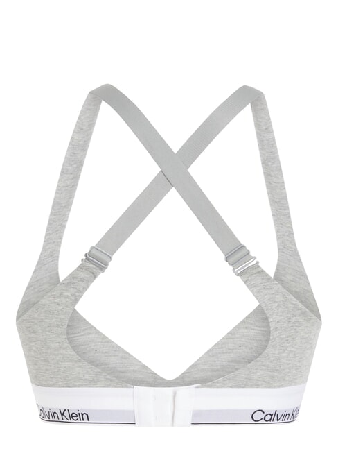 CK Sujetador ligeramente acolchado gris - Ropa interior femenina