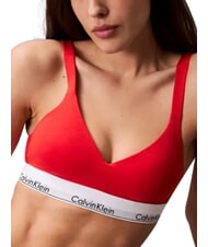 CALVIN KLEIN CK Sujetador ligeramente acolchado rojo - Ropa interior femenina - 6
