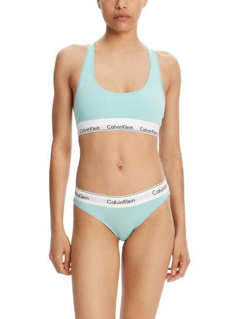 MODERN COTTON  Bralette azul - Ropa interior femenina