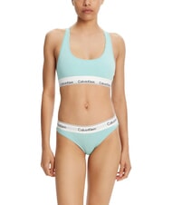CALVIN KLEIN MODERN COTTON  Bralette azul - Ropa interior femenina - 3