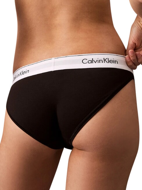 MODERN COTTON  Deslizar negro - Calzoncillos de mujer