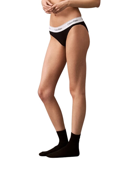 MODERN COTTON  Deslizar negro - Calzoncillos de mujer