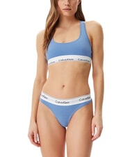 CALVIN KLEIN MODERN COTTON  Bralette azul - Ropa interior femenina - 3