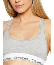 CALVIN KLEIN MODERN COTTON  Bralette gris - Ropa interior femenina - 3