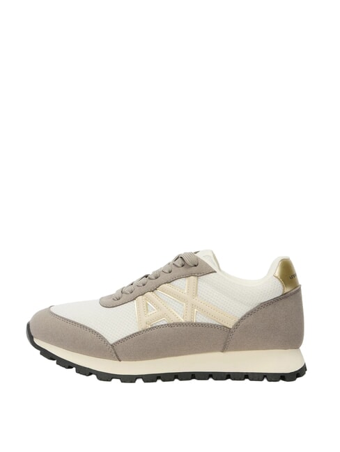 DROP MICROSUEDE Zapatillas con logo lateral rosa polvo+sal - Zapatos Mujer