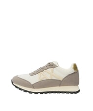 ARMANI EXCHANGE DROP MICROSUEDE Zapatillas con logo lateral rosa polvo+sal - Zapatos Mujer - 2