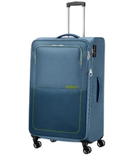 AMERICAN TOURISTER AIR WAVE Carrito grande azul corona/lima - Trolley Semirr&iacute;gidos - 3