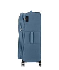 AMERICAN TOURISTER AIR WAVE Carrito grande azul corona/lima - Trolley Semirr&iacute;gidos - 4