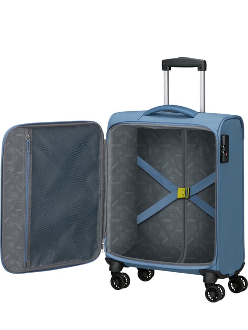 AIR WAVE Carrito para equipaje de mano azul corona/lima - Equipaje de mano