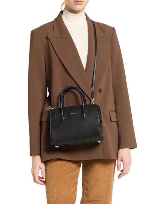 GARDENIA Bolso de mano con correa para el hombro. negro - Bolsos Mujer