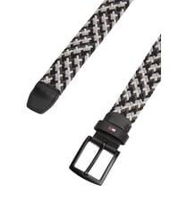TOMMY HILFIGER DENTON Cintur&oacute;n trenzado negro - Cinturones - 2