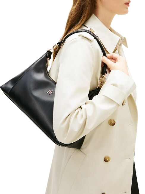 TH ESSENTIAL Bolso de hombro con correa para el hombro. negro - Bolsos Mujer
